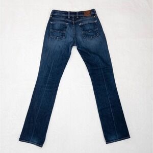 Lucky Brand Dark Wash Bootcut Jeans - Mid Rise Classic Rider Denim Y2K Americana
